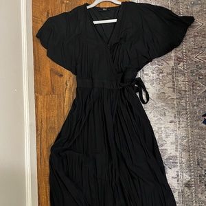 Able Maxi Wrap Dress L
